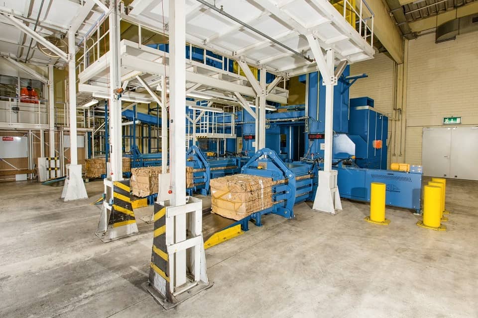 3x APK-D channel baling presses for Hermes Fulfilment