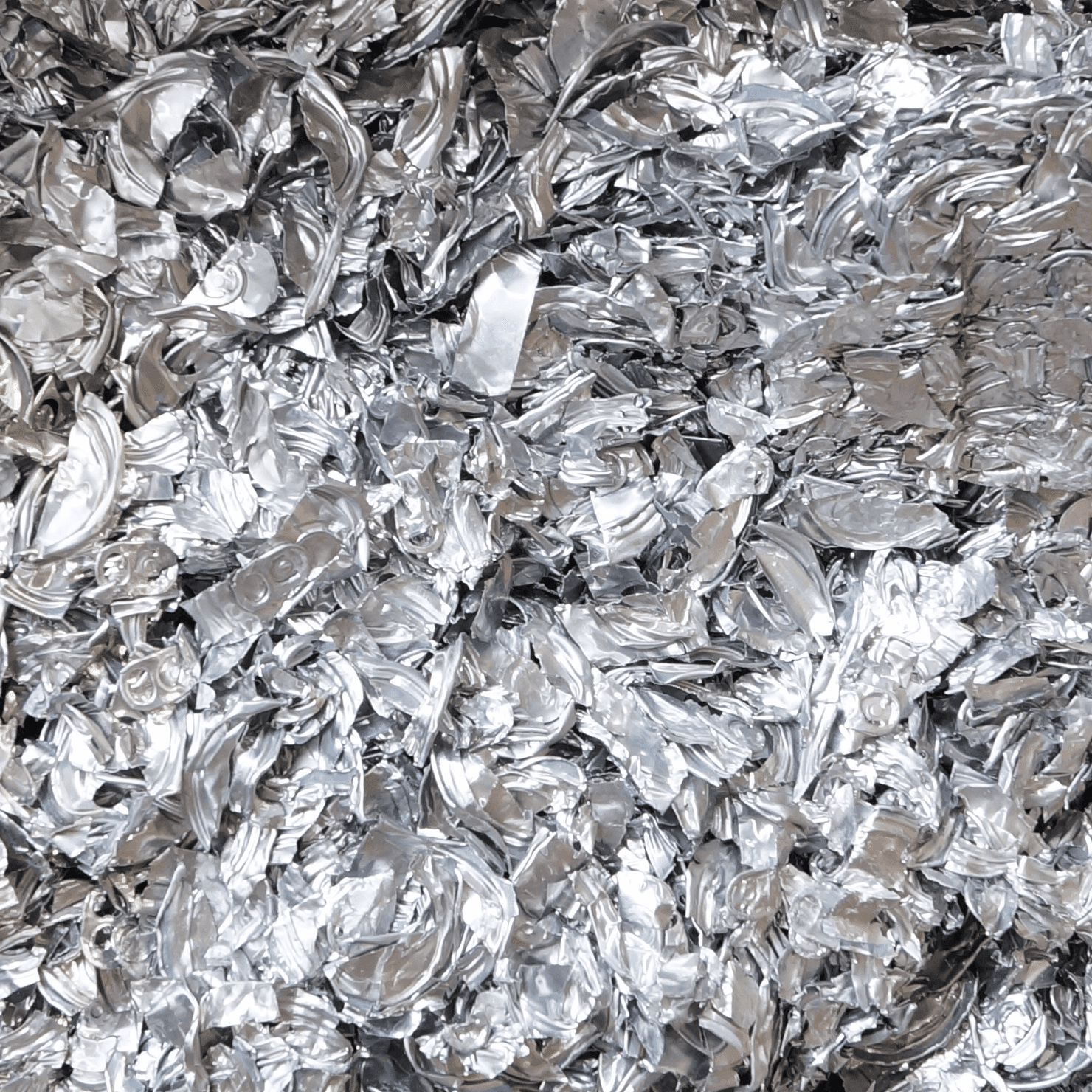 Metal scraps from beverage can production Austropressen